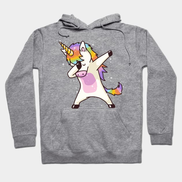 Unicorn dabbing hoodie top